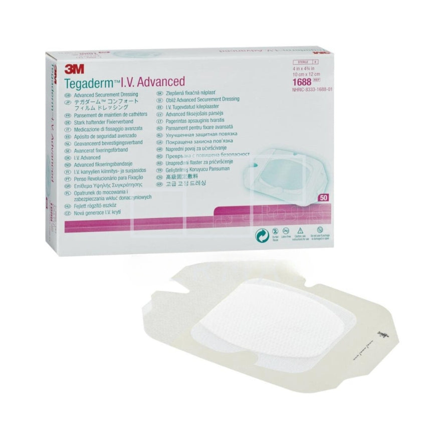 Tegaderm I.V. Advanced Securement Dressing, 4