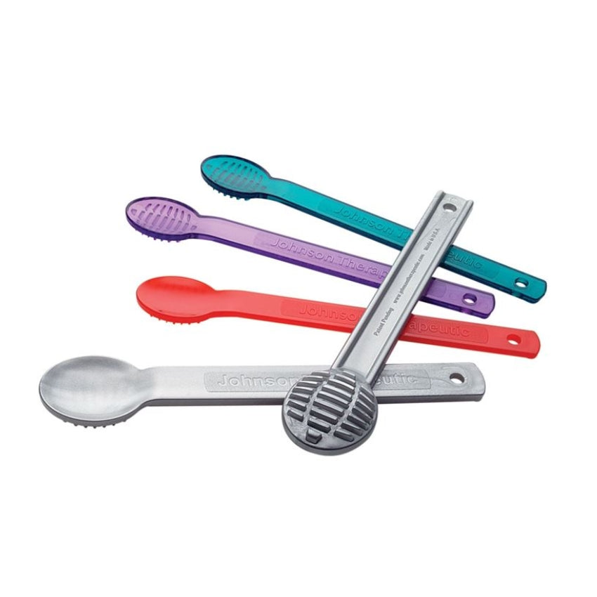 Patterson Medical Maroon Small Spoon - Pack of 10