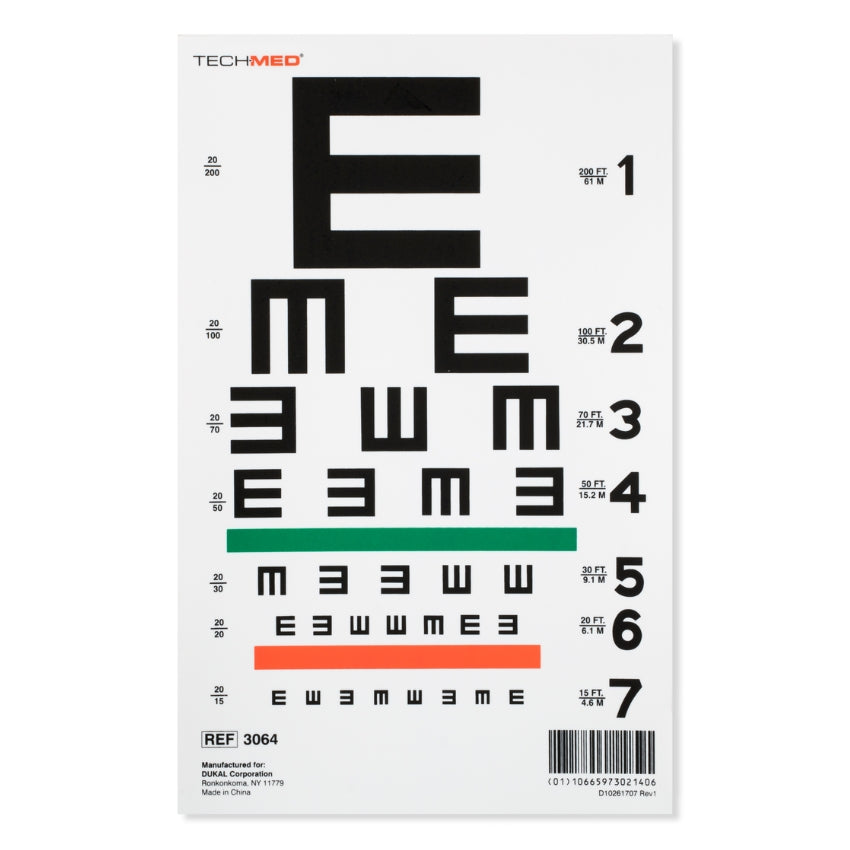 Buy Illuminated Snellen Eye Chart 20 ft. Visual Testing