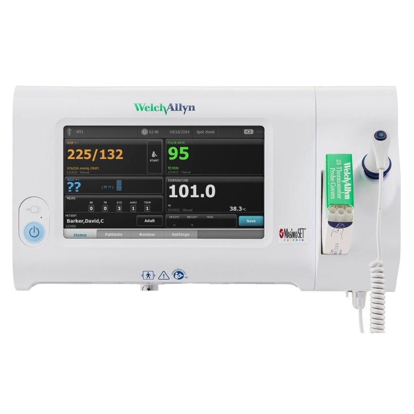 Riester RVS-100 Vital Signs Monitor with NIBP, SpO2, Thermometer, and  Printer (1960-RRBPU)