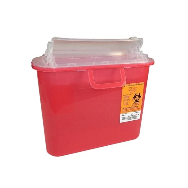 Stackable Sharps Container, 5.4 Qt - Image 2