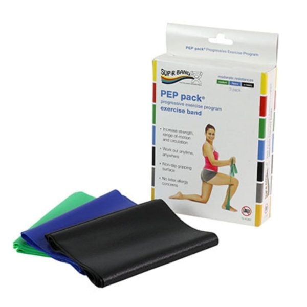 Sup-R Band Latex-Free Exercise Band, PEP Pack - Image 2