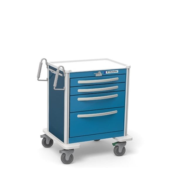 4-Drawer Short Emergency Cart