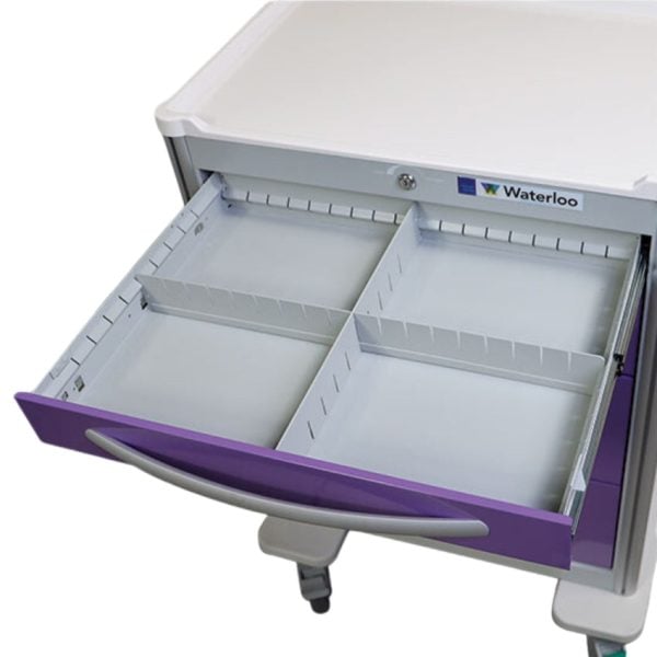 4-Drawer Short Emergency Cart - Image 2