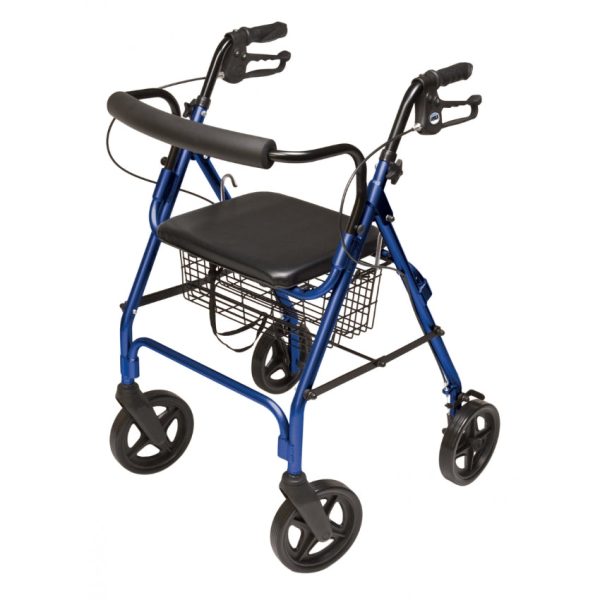 Walkabout Four-Wheel Contour Deluxe Rollator