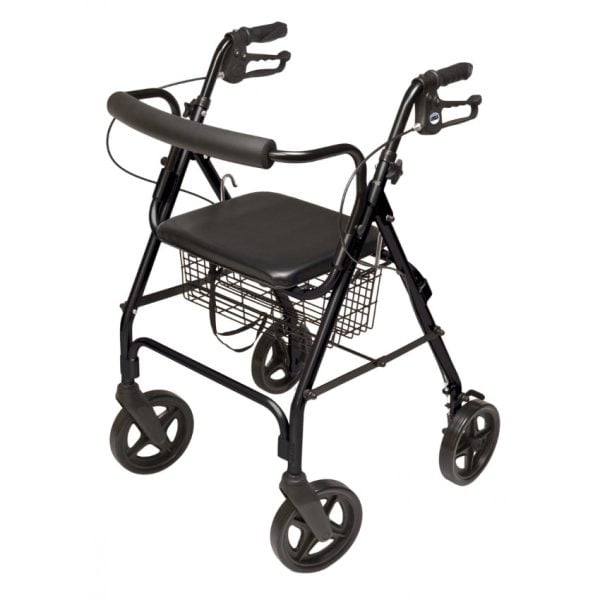 Walkabout Four-Wheel Contour Deluxe Rollator - Image 3