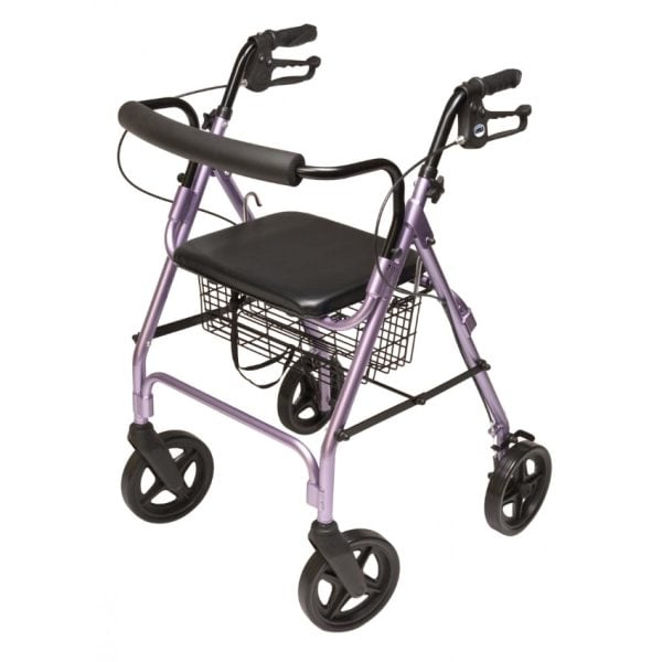 Walkabout Four-Wheel Contour Deluxe Rollator - Image 4