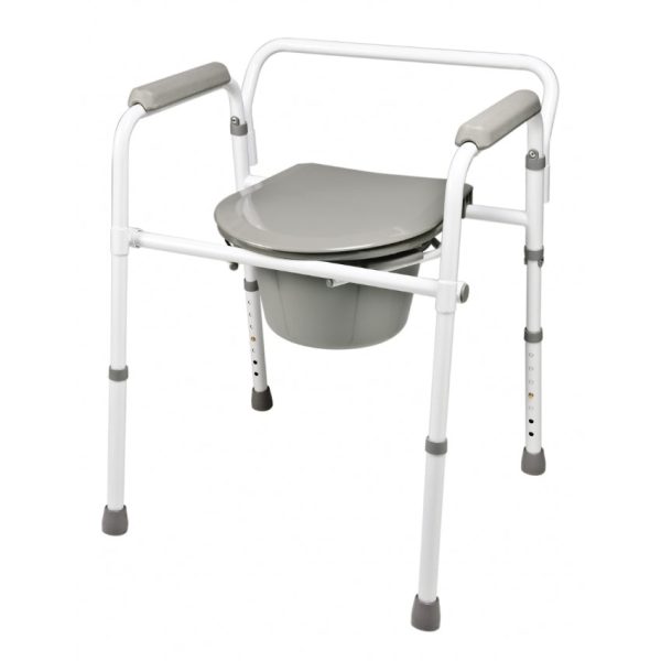 Steel Folding Commode