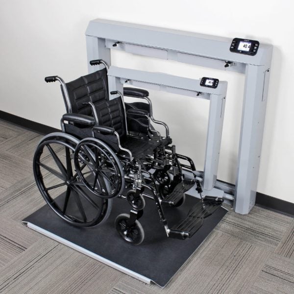 Digital Wall-Mount Fold-Up Wheelchair Scale