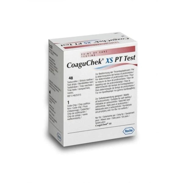 CoaguChek XS PT Test Strips, CLIA Waived