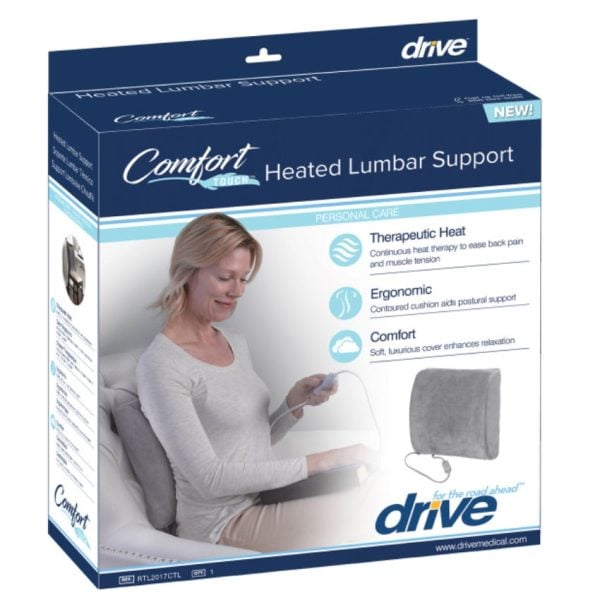 Comfort Touch Heated Lumbar Support Cushion - Image 6