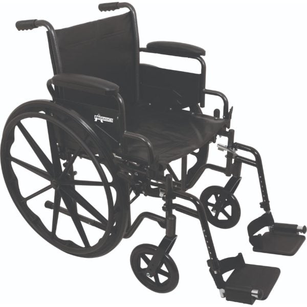 ProBasics K2 Wheelchair with 20" x 16" Seat and Swing-Away Footrests