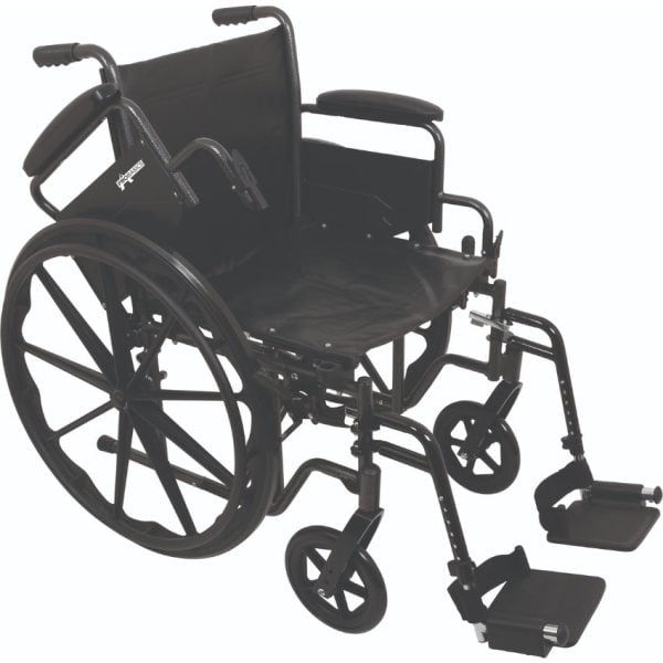 ProBasics K2 Wheelchair with 20" x 16" Seat and Swing-Away Footrests - Image 2