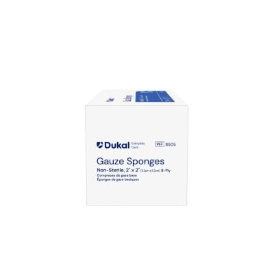 Non-Sterile Cotton Gauze Sponges - 2" x 2"