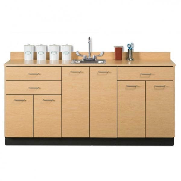 Base Cabinet With 6 Doors And 3 Drawers With Sink - Image 4