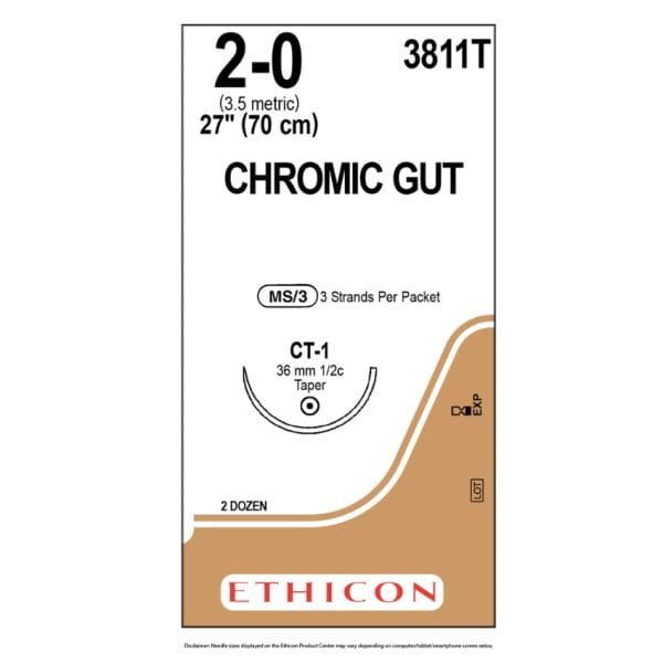 Ethicon Surgical Gut Suture - Chromic - Image 3