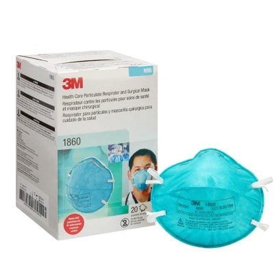 N95 Surgical Respirator Mask - Fluid-Resistant - 20/Box