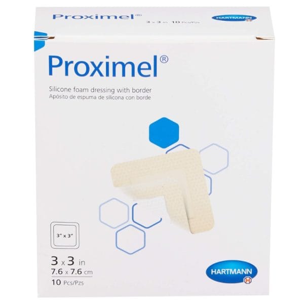 Proximel Silicone Dressings with Border