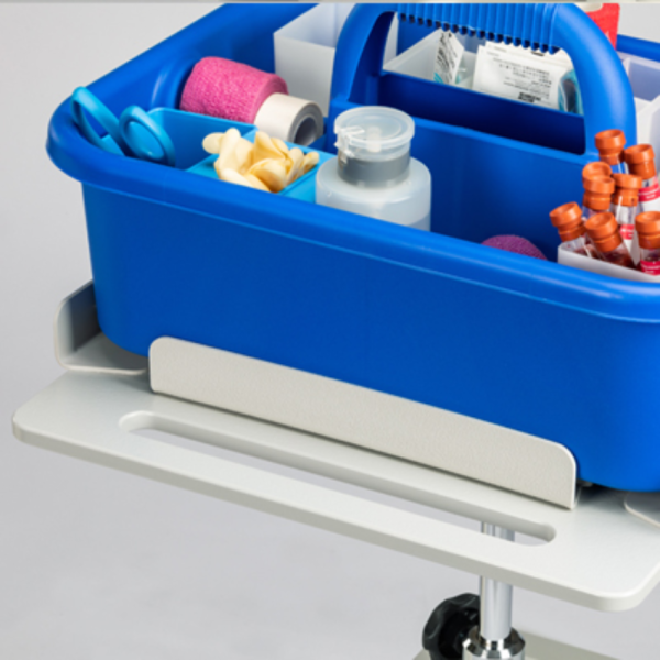 Store & Go Phlebotomy Cart, Solid Top, Lockable Bin - Image 4