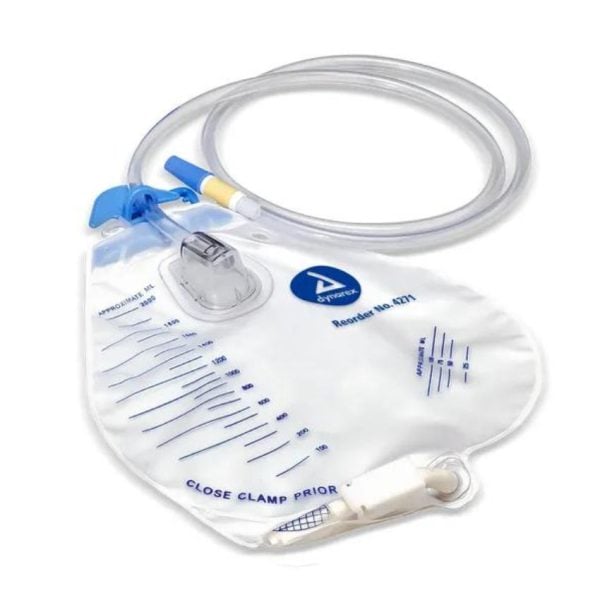 Standard Urinary Drainage Bag, 2000 mL - Clearance