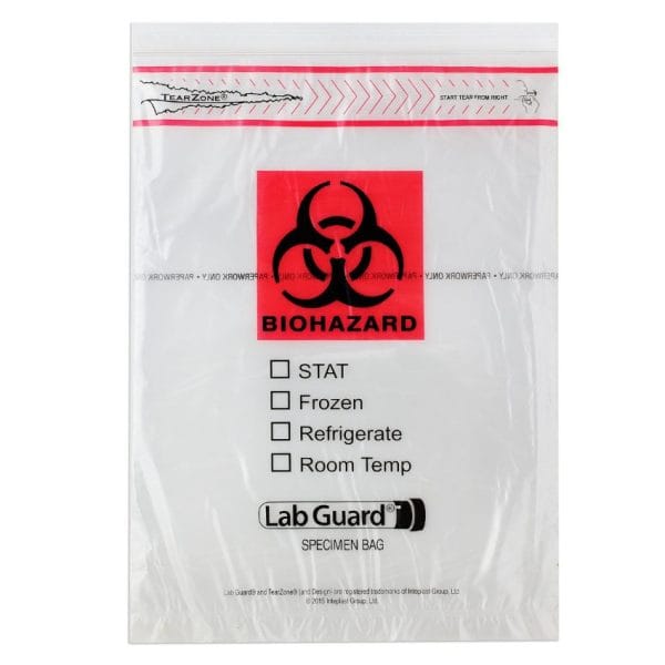 Lab Guard® Standard Zip Closures