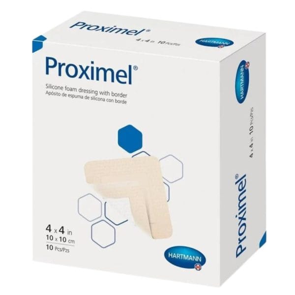 Proximel Silicone Dressings with Border - Image 2