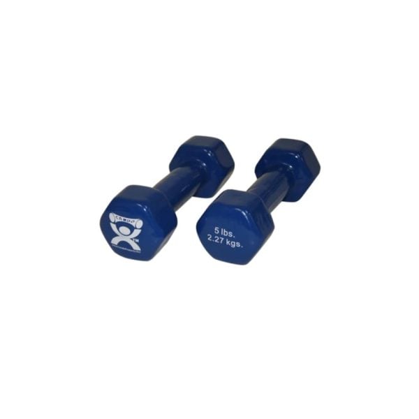 Cando Vinyl-Coated Cast Iron Dumbbells