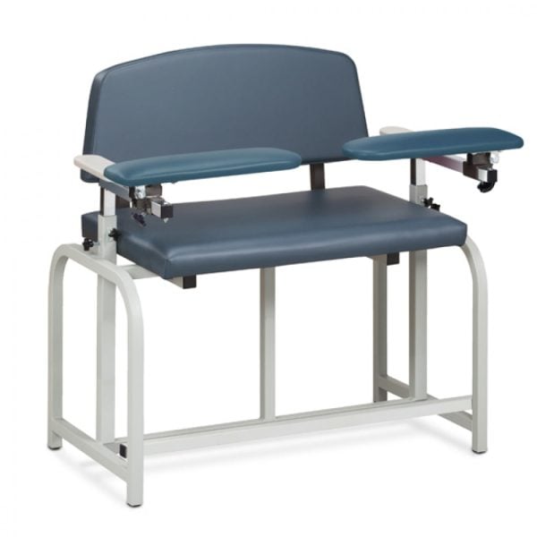 Lab X Series, Bariatric Extra-Tall Blood Drawing Chair With Dual Flip Arms