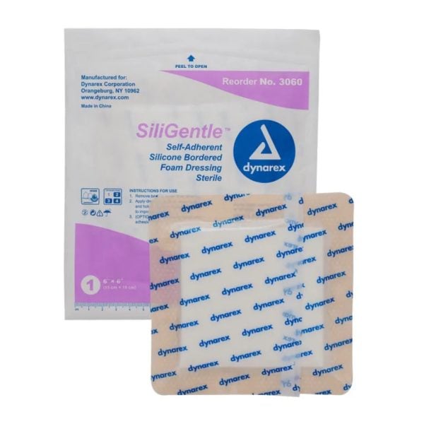 Non-Adhesive Silicone Foam Dressing