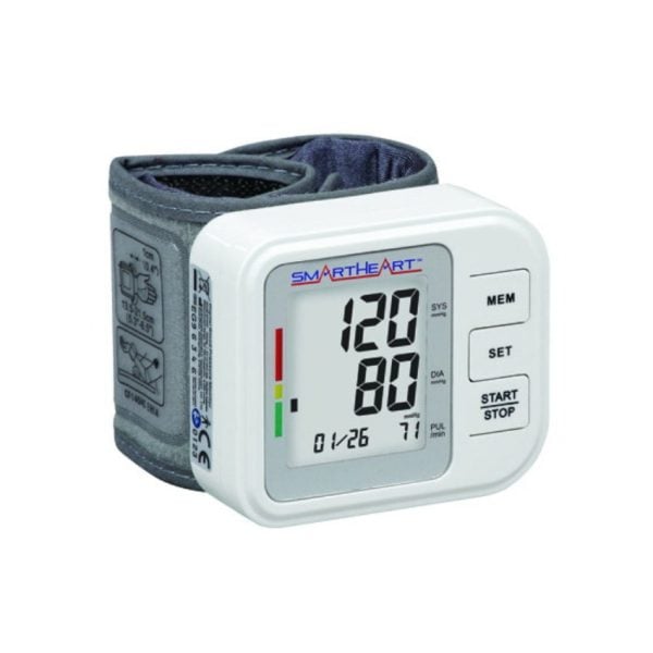 Wristwatch Blood Pressure and Pulse Monitor