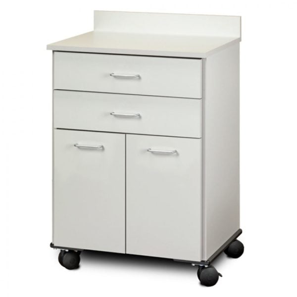 Mobile Treatment Cabinet with 2 Doors and 2 Drawers