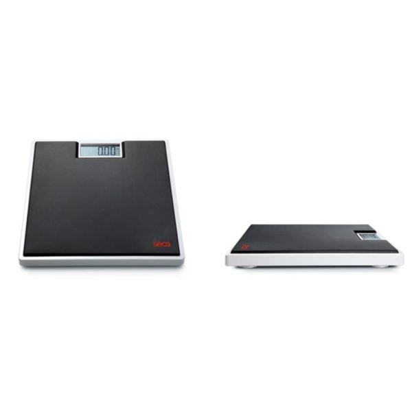 Digital Flat Floor Scale With Black Rubber Mat - Image 4