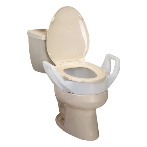 Raised Toilet Seat with Arms Bath Safe