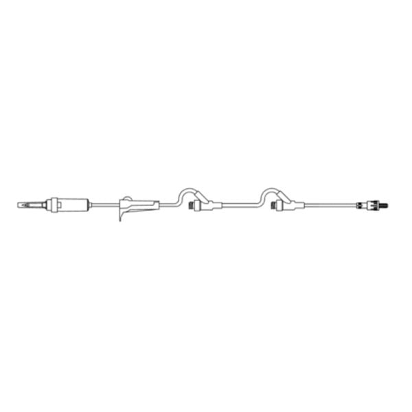 Primary I.V Sets, Rotating Male Luer Lock