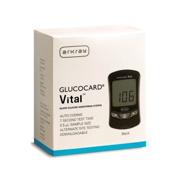 Blood Glucose Black Meter & 10-Test Strips