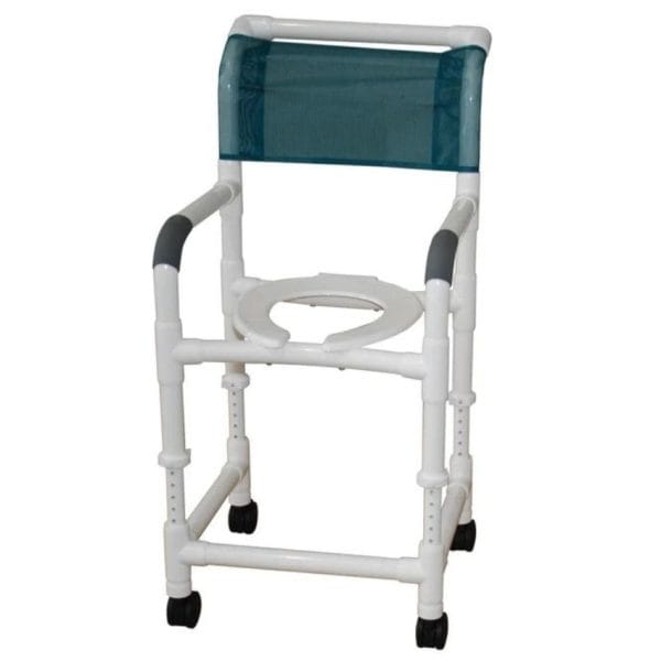 Adjustable Height Rolling Shower Chair