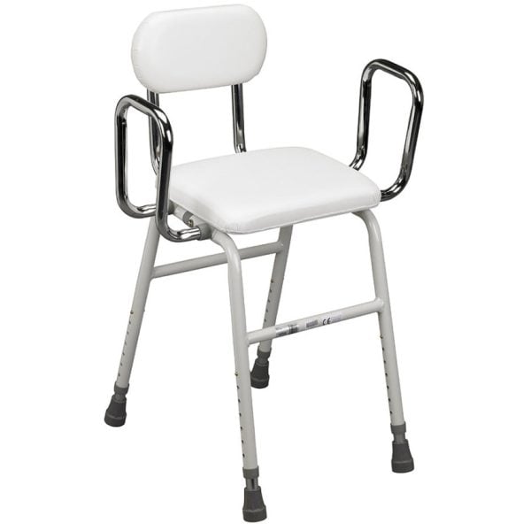 All Purpose Stool with Adjustable Arms