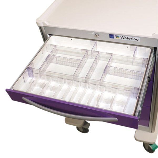 Anesthesia Cart Divider Tray