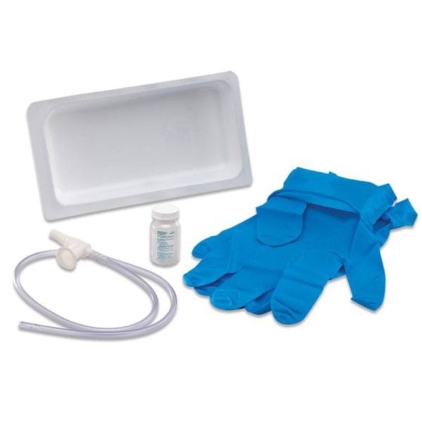 Argyle™ Graduated Suction Catheter Tray with Chimney Valve, Sterile Water