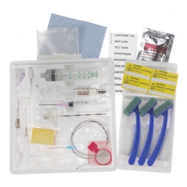 Continuous Epidural Trays Kits, Springwound Catheter - Image 2