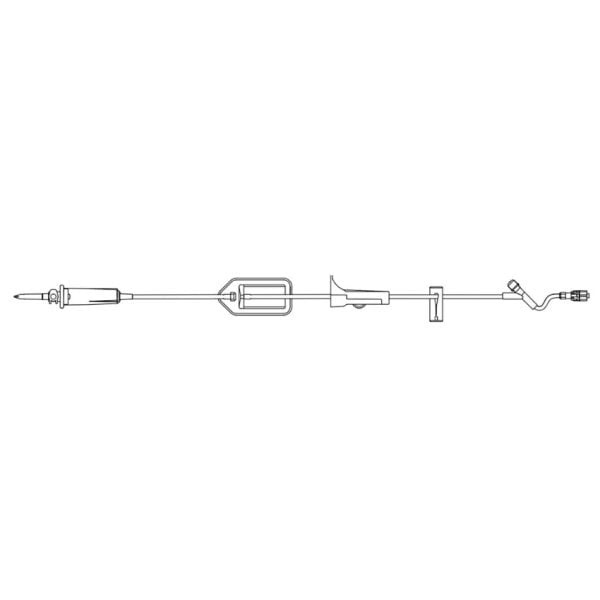 Primary Gravity Filtered Set with Non-Needle-free Injection Site