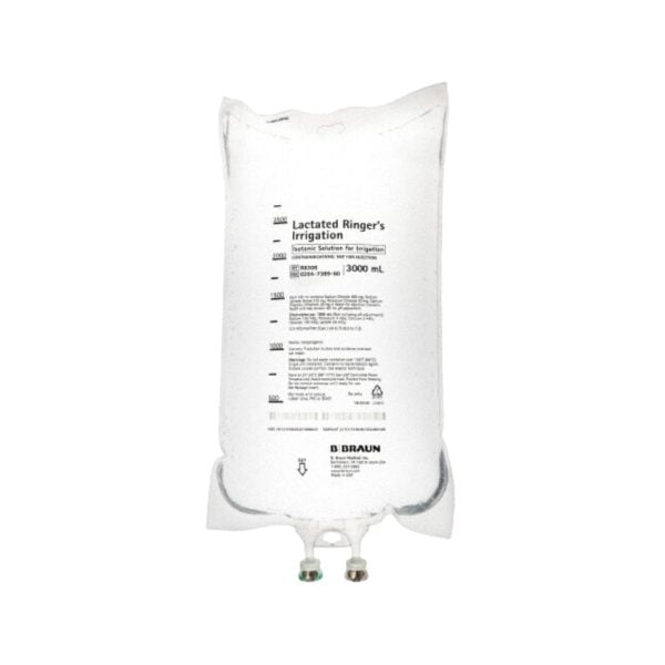 Lactated Ringers Irrigation USP, 3000 mL