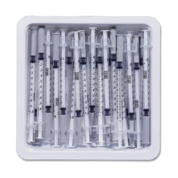 Trays With Permanently Attached PrecisionGlide™ Needles