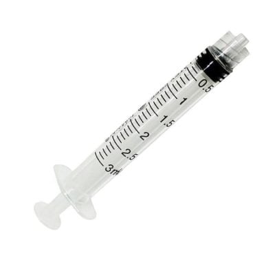 Luer-Lok Syringe - 3mL - Box of 200