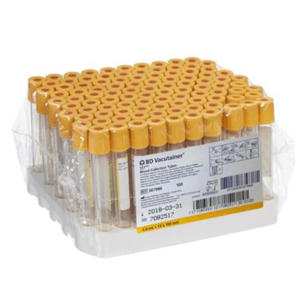 Vacutainer Plus Plastic Blood Collection Tubes, 13mm x 100mm - Image 2