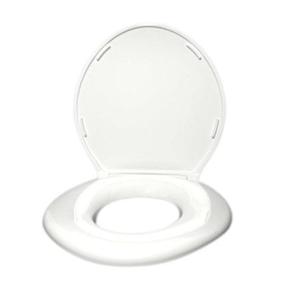 Standard Toilet Seat Closed Front with Cover White, 6W