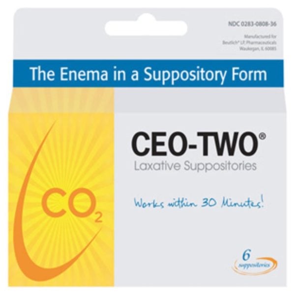 CEO-TWO Laxative Suppositories