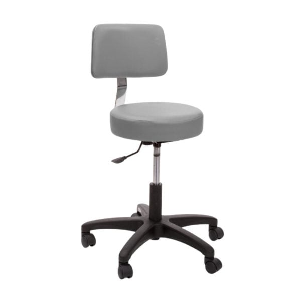 Econobuoy stool with Backrest, 17 - 22"