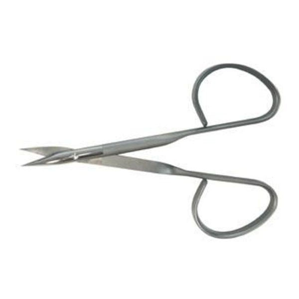 Gradle Eye Suture Scissors, Slightly Curved, Sharp, 3¾"