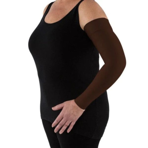 Bella Lite Armsleeve, 20 mmHg to 30 mmHg, Long, Brown